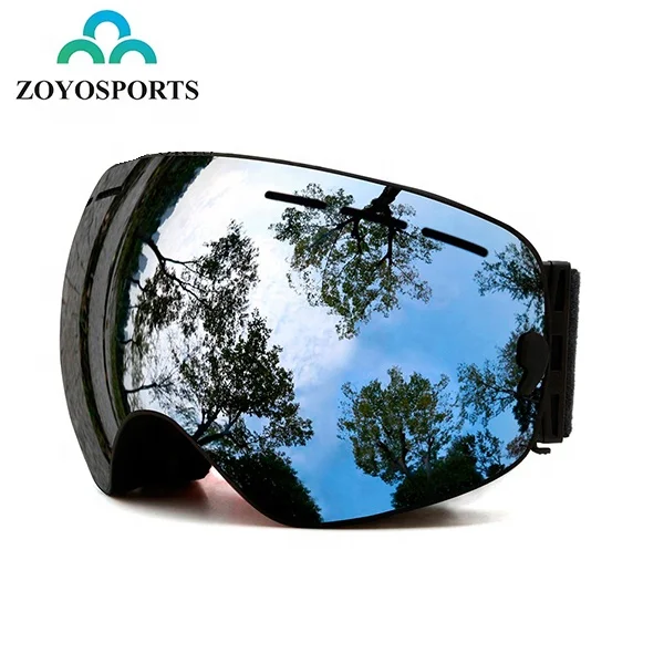 

ZOYOSPORTS Professional Ski Goggles Anti-scratch Snow Glass Anti-fog Skiing Goggle Shock Resistance Snowboarding Glasses, Customized