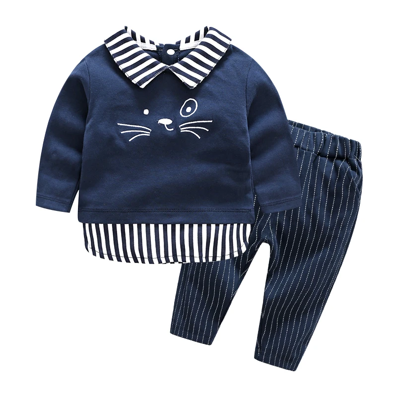 

1 Year Old Baby Clothes Set Long Sleeve Tops+Pants Baby Boy Clothes 2pcs Set, Picture