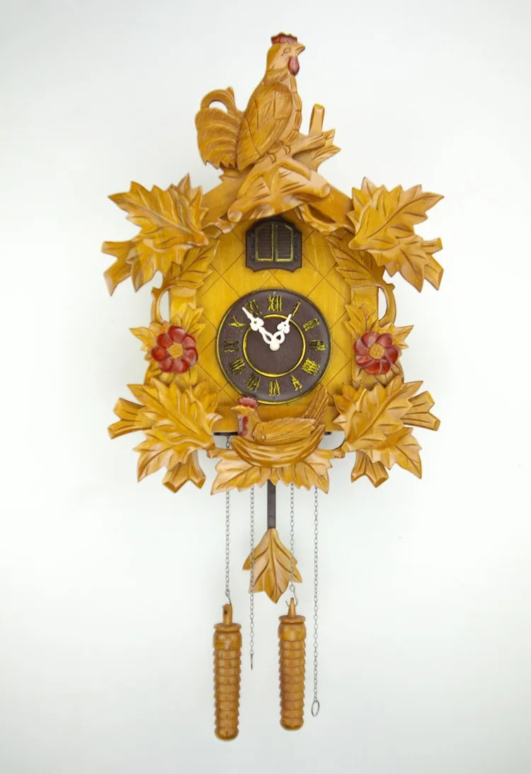 Wooden Cuckoo Wall Clock With Bird Come Out Buy Cuckoo Wall Clock