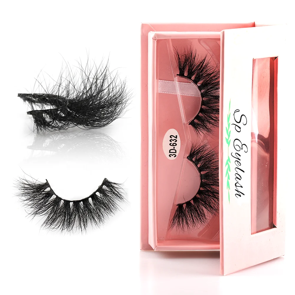 Cruelty Free Luxury Korean SP Custom Synthetic 3d Mink Private Label Box 25mm Eye Lashes False Extention Eyelashes Vendor