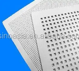 Moisture Resistance Stand Fire Proof Ceilings Drywall Perforated