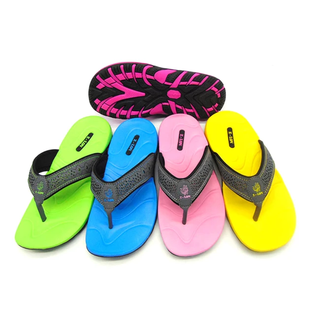 cheap wholesale custom outdoor durable eva slippers women flip