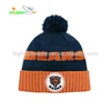 maufacture Football fans acrylic knitted hat Custom embroider knitted beanie, winter sports beanie