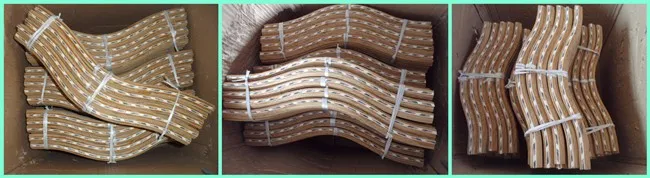 linyi baiyi wood wholesale recon wood beading teak plain wood moulding