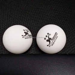 wholesale ITTF match Plastic table tennis ball with printing 3 Star XUSHAOFA brand white ping pong ball wholesale for match