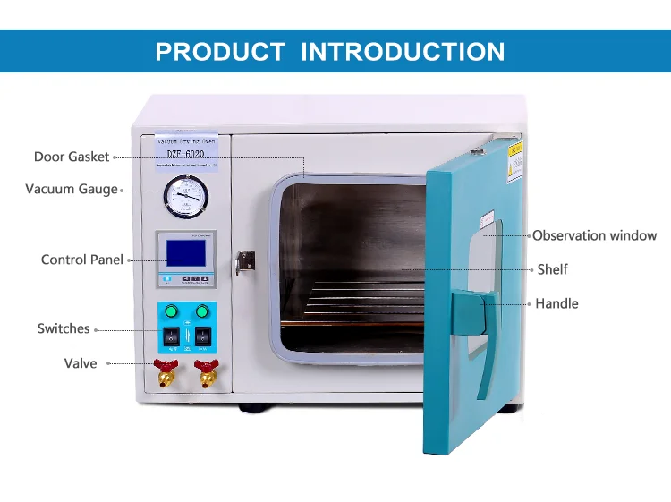 0.9 Cuft 25L Mini Vacuum Drying Oven