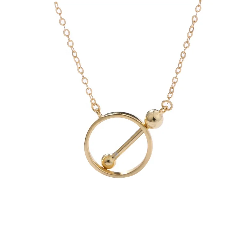 

925 sterling silver ring bone pendant necklace