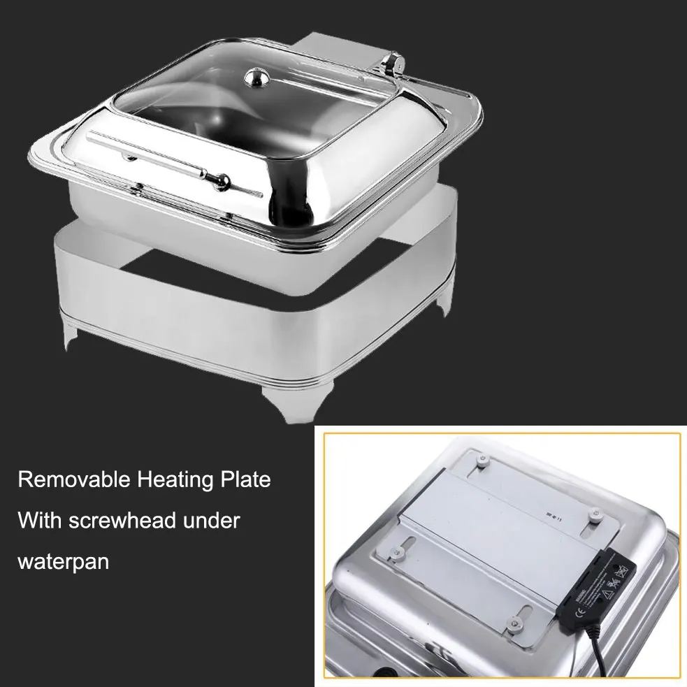Stainless Steel Induction Hydraulic Hinge Chafer Catering Product Buy Catering Product