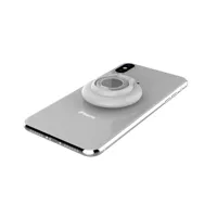 

Portable mini suction cup with c-fc-016 ring straight frame wireless charger for all phone