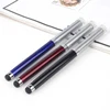 2019 4 in 1 Cellphone mobile phone function light pen LED light tip pen 3D lacquer finish stylus top writing touch pen