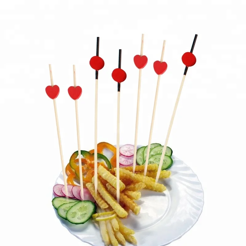 

Manufacturers Wholesale Disposable Food picks bamboo skewer stick for Party
