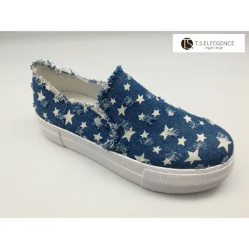 denim canvas sneakers