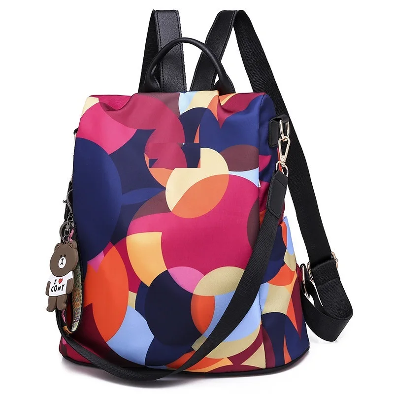 

New trend fashion bag color shoulder bag wild casual school bag, 4 colors