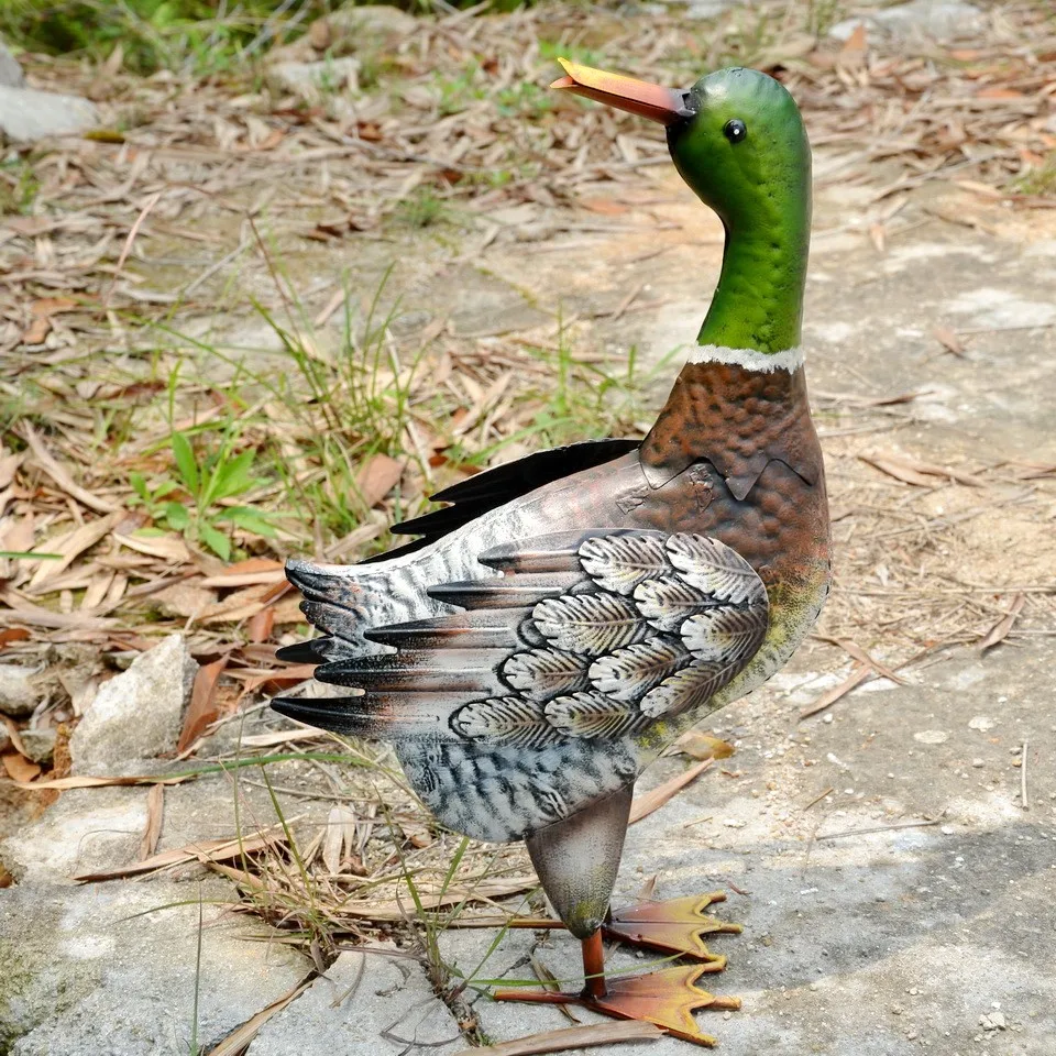 garden statues ducks