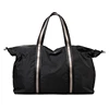 folding nylon fabric canvas duffle bag gym travelling foldable luggage bag for weekender