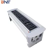 BNT 220-250V Manual flip lip type table hidden socket with power data oueltet