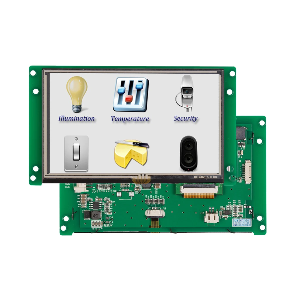 STONE 7 inch HMI Smart TFT LCD Module with Touch Screen + Software + Program for Industry Control