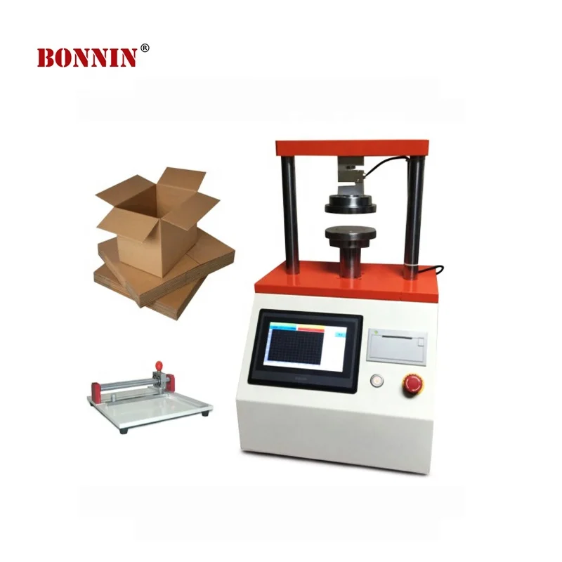 Factory Cardboard Box Edge Crush Strength Testing Machine