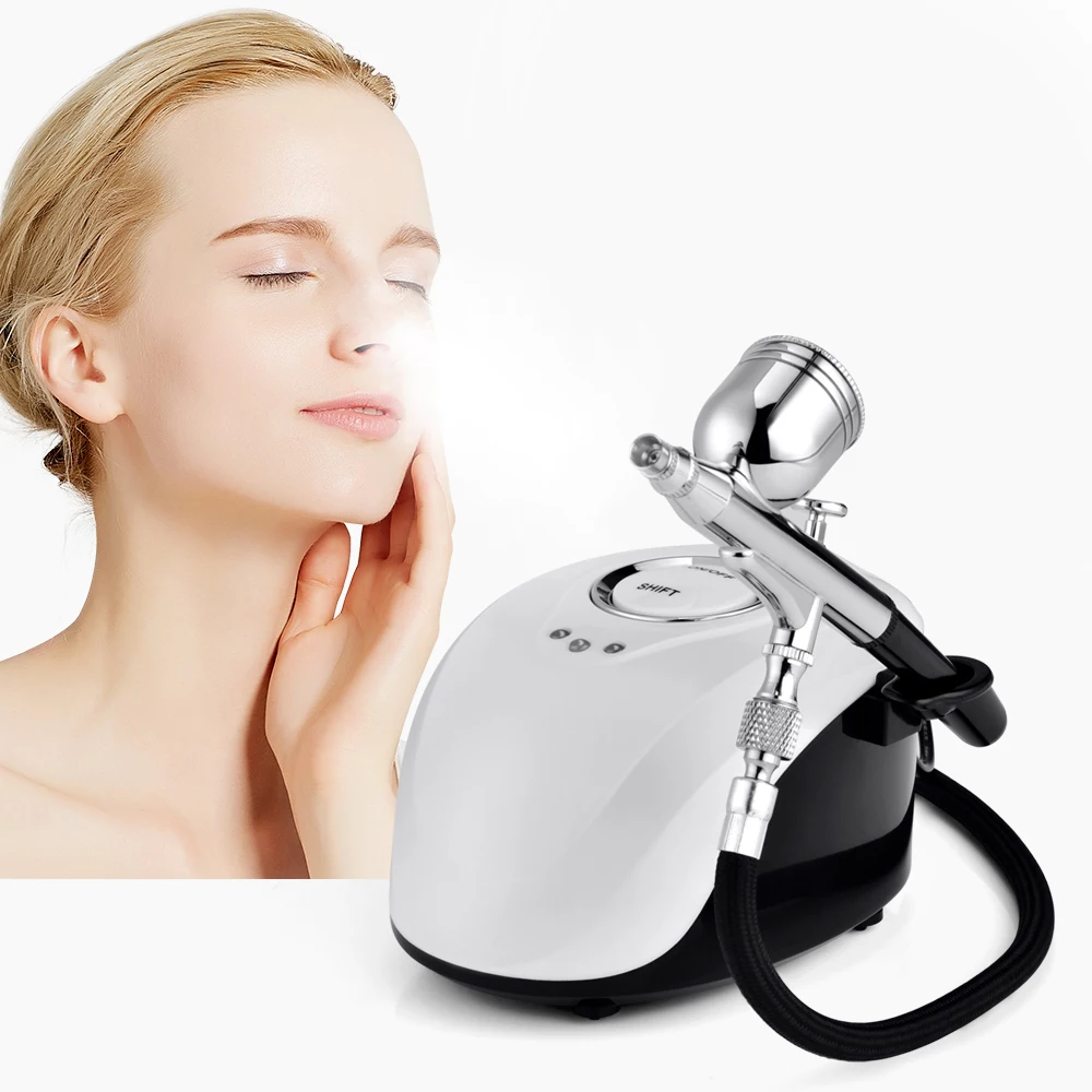 

Portable SPA Massage Sprayer Machine Nano Face Steamer Water Oxygen Meter Nebulizer for Face Beauty Equipment Facial Care Tools, White