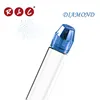 Diamond cap easy open 60ml clear plastic shortfill e liquid dropper bottle
