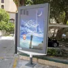 Aluminum galvanized bus stop digital printer