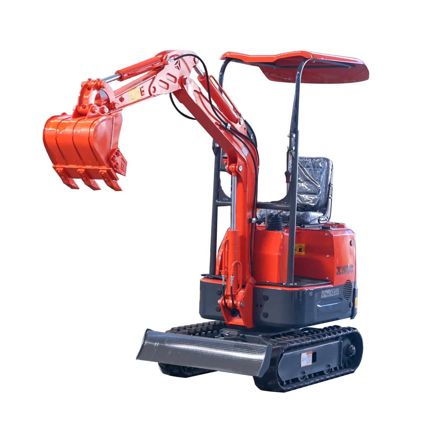 
China mini Excavator 0.8T Small Digger 1 Ton Excavator With Rubber Track 