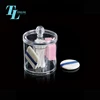 Round shaped makeup organizer inner cotton swab cosmetic storage