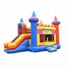 Commercial Outdoor inflatable castle with slide/ inflatable bouncer slide combo for kids