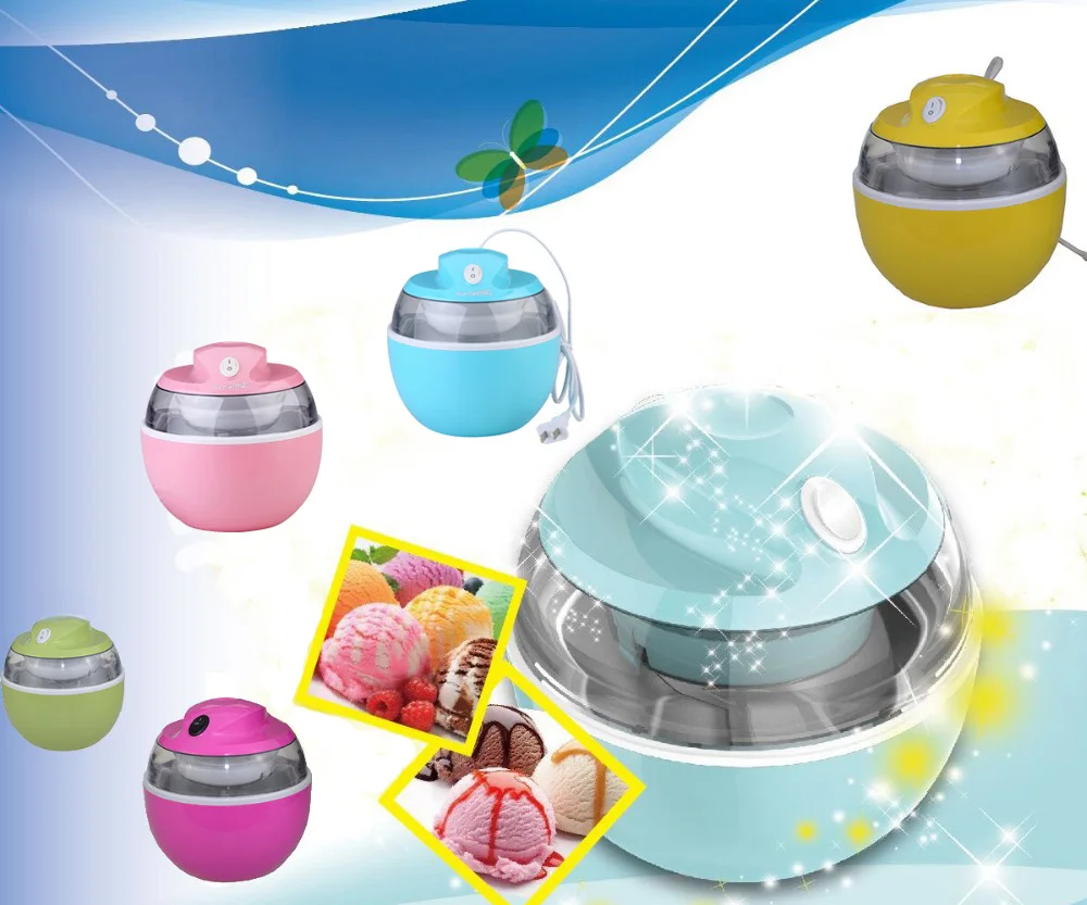 220v Ice Cream Machine Fully Automatic Mini Fruit Ice Cream Maker For