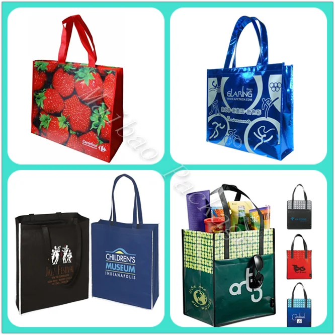 Promotional Eco Friendly Custom Logo Portable Nonwoven Tote Reusable ...