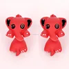 2019 Animal Cartoon Elephant Two Parts Earrings Stud
