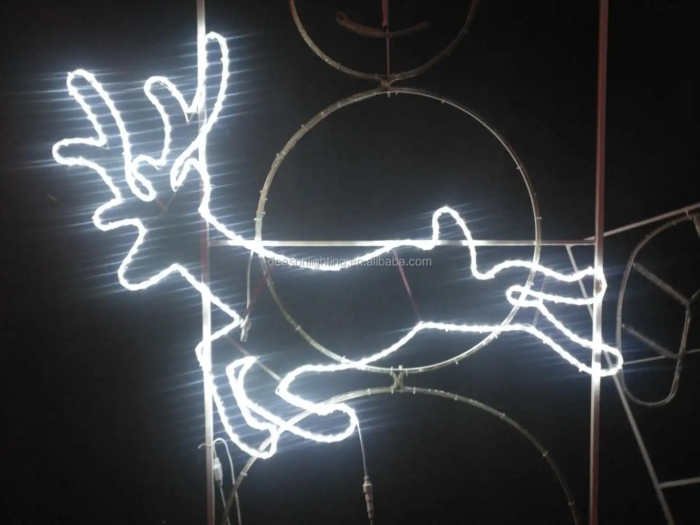 Outdoor Lighted Deer Christmas - Buy Rope Light Reindeer,Led Reindeer ...