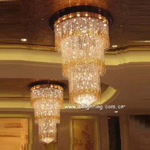 Banquet hall project crystal chandelier