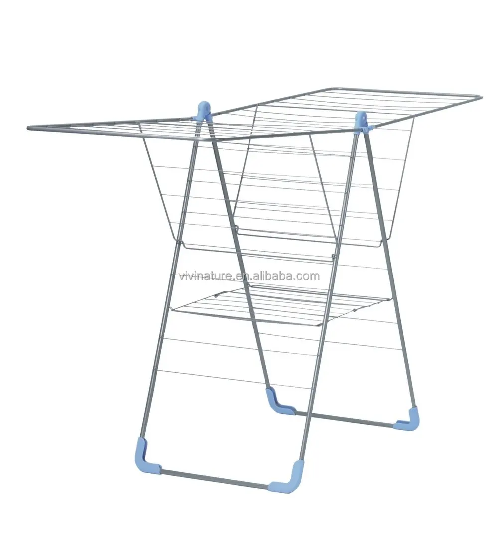 Hanging Double Pole Stainless Steel Clothes Drying Rack ...