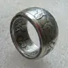 Handmade from Chinese Coin XuanTong 3 Year Reproduction Silver Plated Ring Handcrafted US Size 9-16# Coin Rings