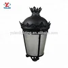 ledenergy saving lamp in pc pmma/glass sphere garden light with decorative lighting post