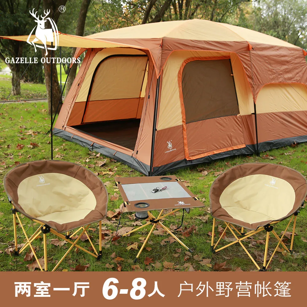 4 season outdoor custom big family tents for 6+ person family camping tent