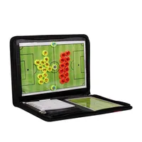 

New Style Mutti-fuctional Pu Leather Magnetic Soccer Volleyball Basketball Football Tactics Coach Board With Pen