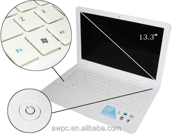 14.1inch ultra thin led laptop notebooks with celeron j1800 dual core laptop