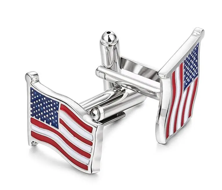American Flag Cufflinks for Men Business Wedding 3.JPG