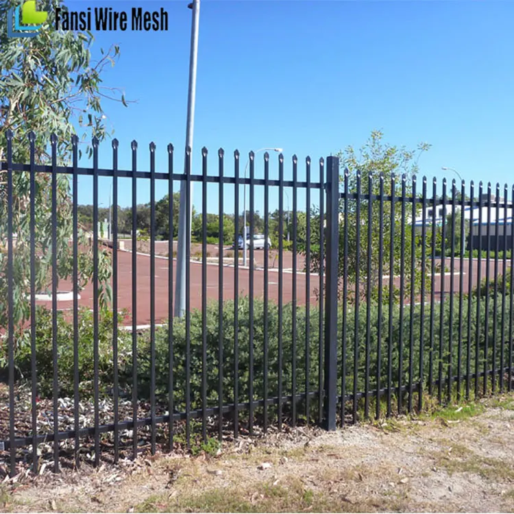 Home Decor 2100mm Height Fence Black Galvanized Steel Pipe Fence Buy