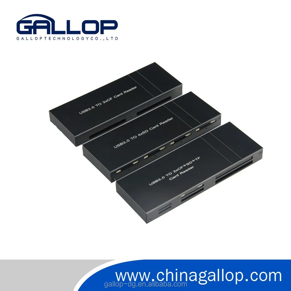 Multiple Usb 3.0 Aluminum Sd Card Reader/writer With 4 Port Sd Card