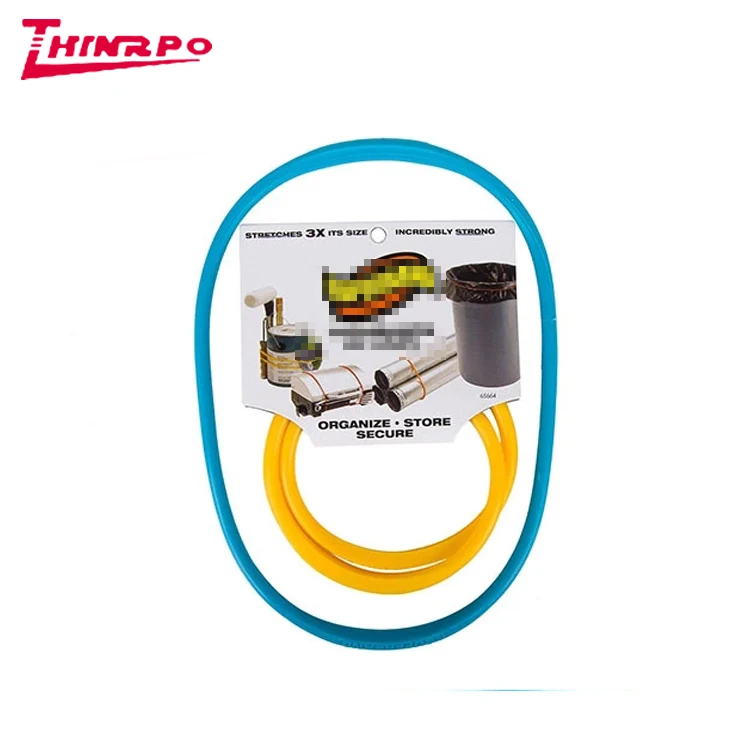 Customized Round Super Elastic Silicone Rubber Bands Thin Rubber Bands