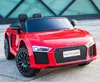 Licenced Audi R8 B with 2 seats double doors open function for kids ride on plastic toys cars