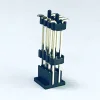 electrical Pitch 1.27mm 2*4 Pin Straight angle Vertical SMT type Gold plating with cap dual row UL94V-0