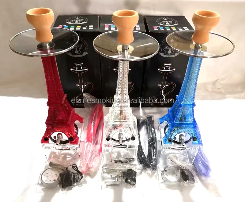 Led Fancy Hookah Hookah Shisha The Eiffel Tower Hookah Buy Eiffel
