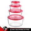 Good Quality High Borosilicate Glass Meal Prep Removable Lid Lock Food Storage Container