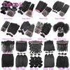 Large Stock Price Different Types Of Curly Weave Hair Frontal Lace Closure With Bundles