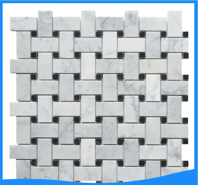 Love home Square White Wall Decoration Tile Marble Mosaic