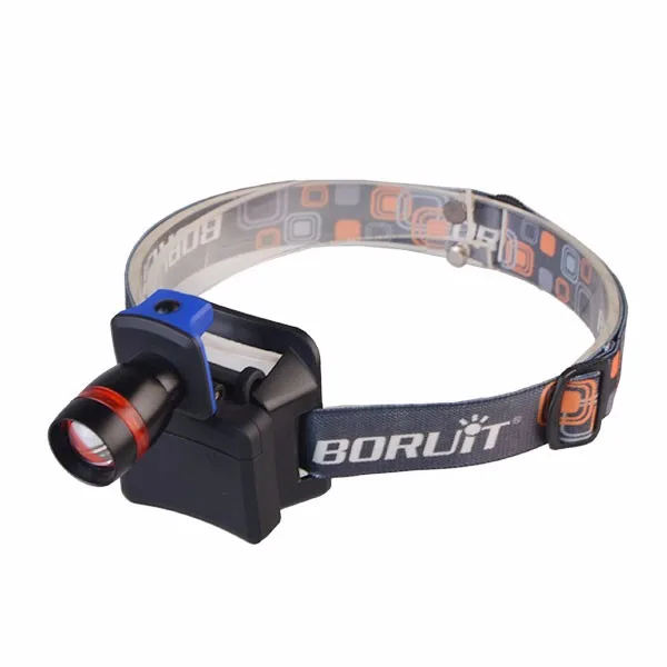 Wholesales Hiking camping 3 Modes Zoomable Clip-on Cap Hat Light LED Headlamp